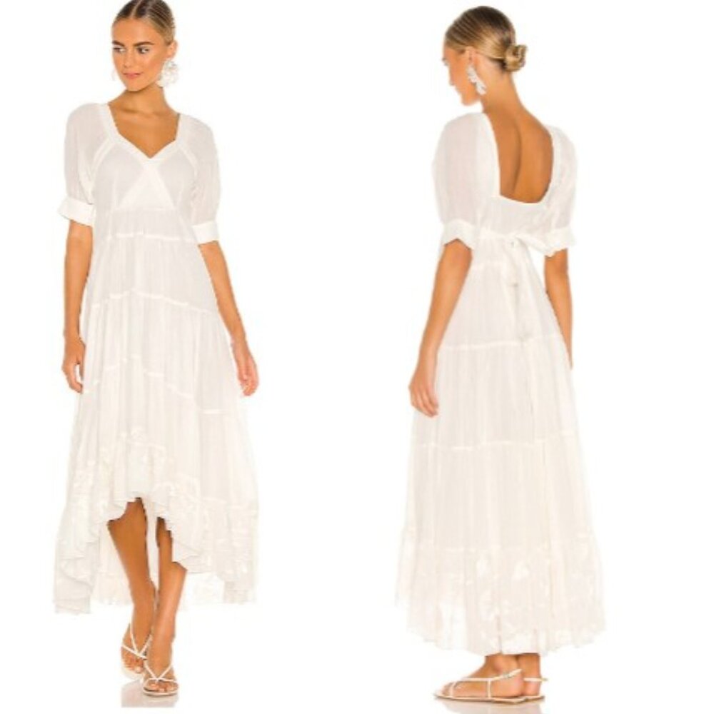 HEMANT AND NANDITA Sole High Low Dress